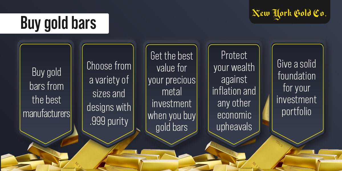 Buy gold bars from the best manufacturers