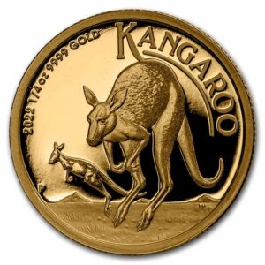 1/4 Oz Gold Coin 2022 Australian Gold Kangaroo (BU)