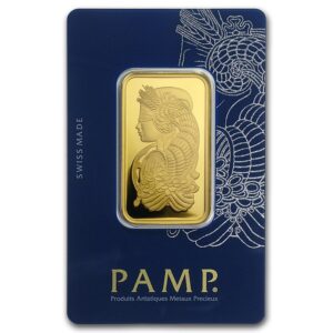 1 Oz Gold Bar - PAMP Suisse Lady Fortuna (In Assay)