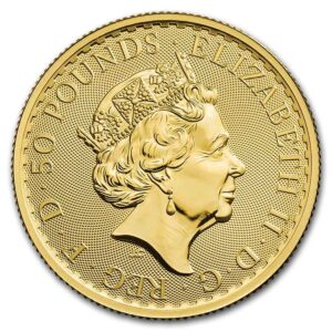 1/2 Oz Gold Coin 2023 Great Britain Gold Britannia BU (Queen Elizabeth II)