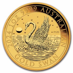 1 Oz Gold Coin 2024 Australia Gold Swan BU