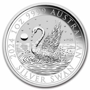 1 Oz Silver Coin 2024 Australia Silver Swan BU